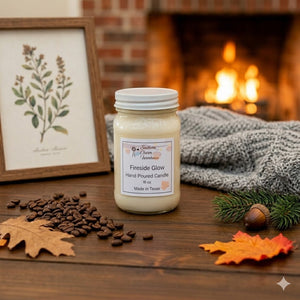 Fireside Glow Candle & Wax Melt | Smoky Woods | Farmhouse World