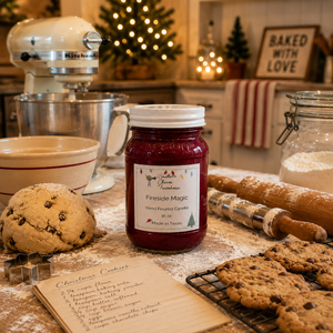 Fireside Magic Candle & Wax Melt | Marshmallow & Woods | Farmhouse World