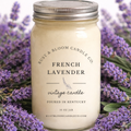 French Lavender 16 Oz Candle | Farmhouse World
