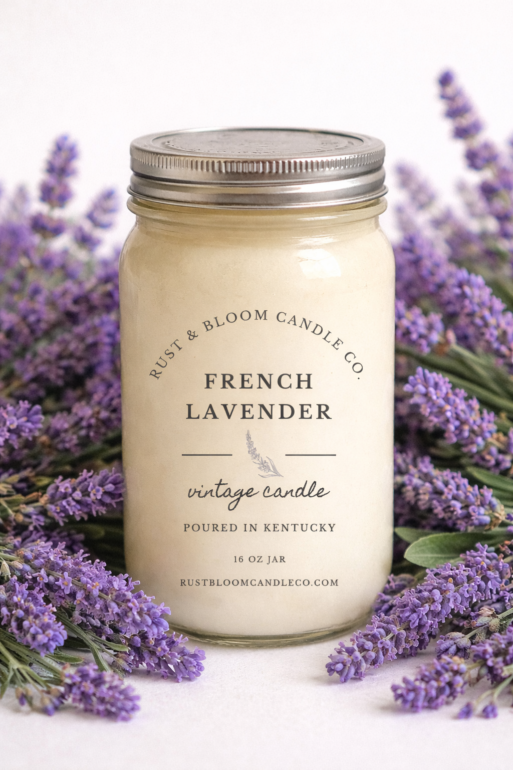 French Lavender 16 Oz Candle | Farmhouse World