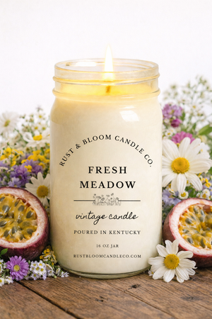 Fresh Meadow 16 Oz Candle | Farmhouse World