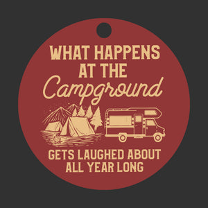 Funny Camping Christmas Gift Ornament | Farmhouse World