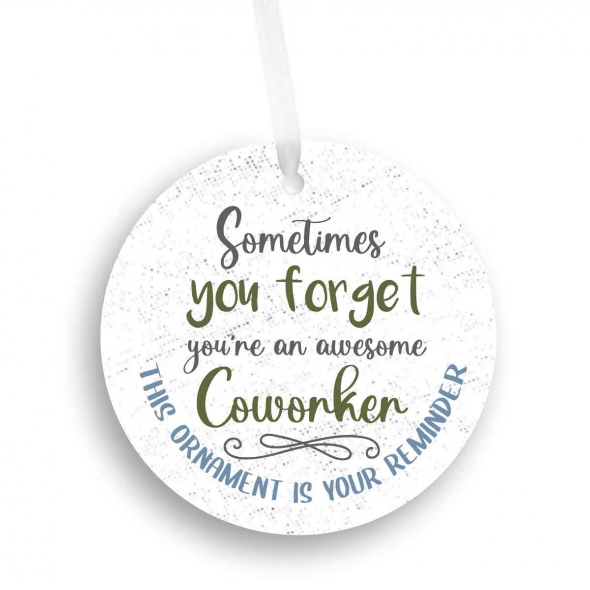 Funny Christmas Ornament for Coworker | Farmhouse World