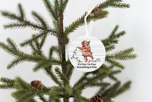 Funny Pig Ornament gift | Farmhouse World