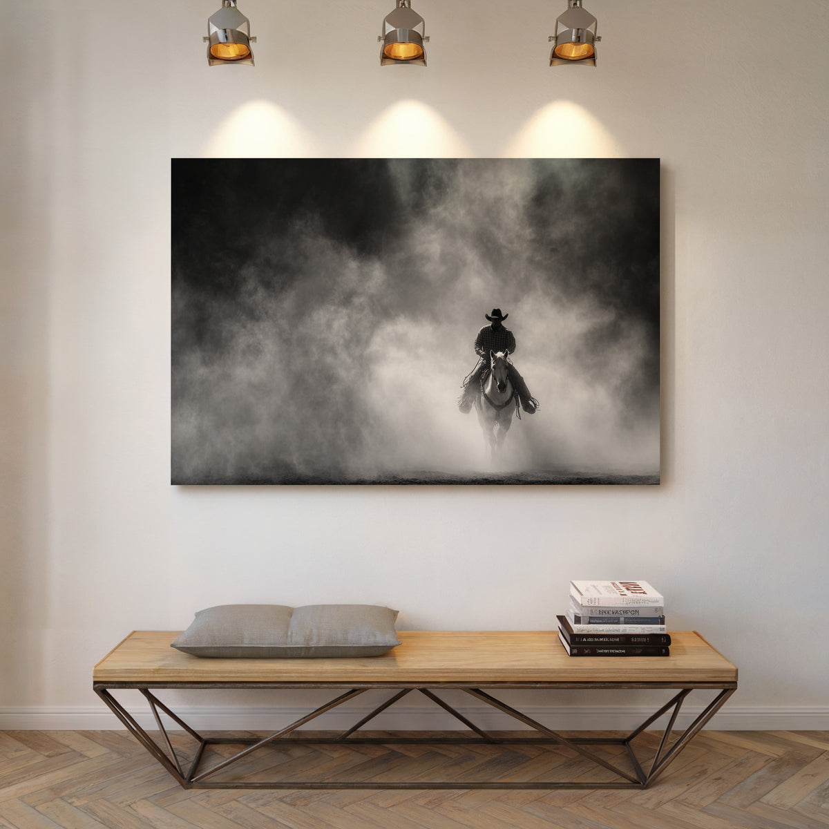Ghost Rider in the Dust | Western Wall Art | Farmhouse World