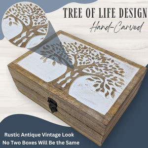Close up of hand carved tree of life detail