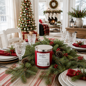Home 4 the Holidays 2-Wick Candle | Cinnamon & Clove | Farmhouse World
