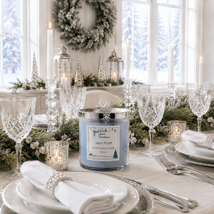 Jack Frost 2-Wick Candle | Mint, Eucalyptus & Vanilla | Farmhouse World