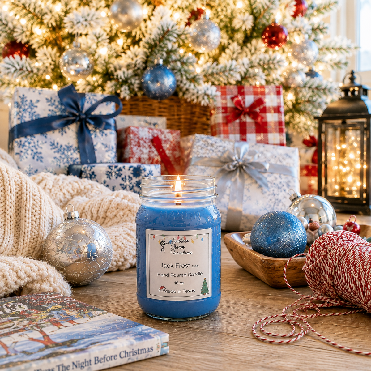 Jack Frost Candle & Wax Melt | Mint & Eucalyptus | Farmhouse World