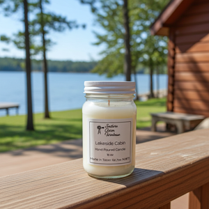 Lakeside Cabin Candle & Wax Melt | Fresh & Woodsy | Farmhouse World