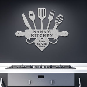 nana kitchen decor above stove farmhouse style