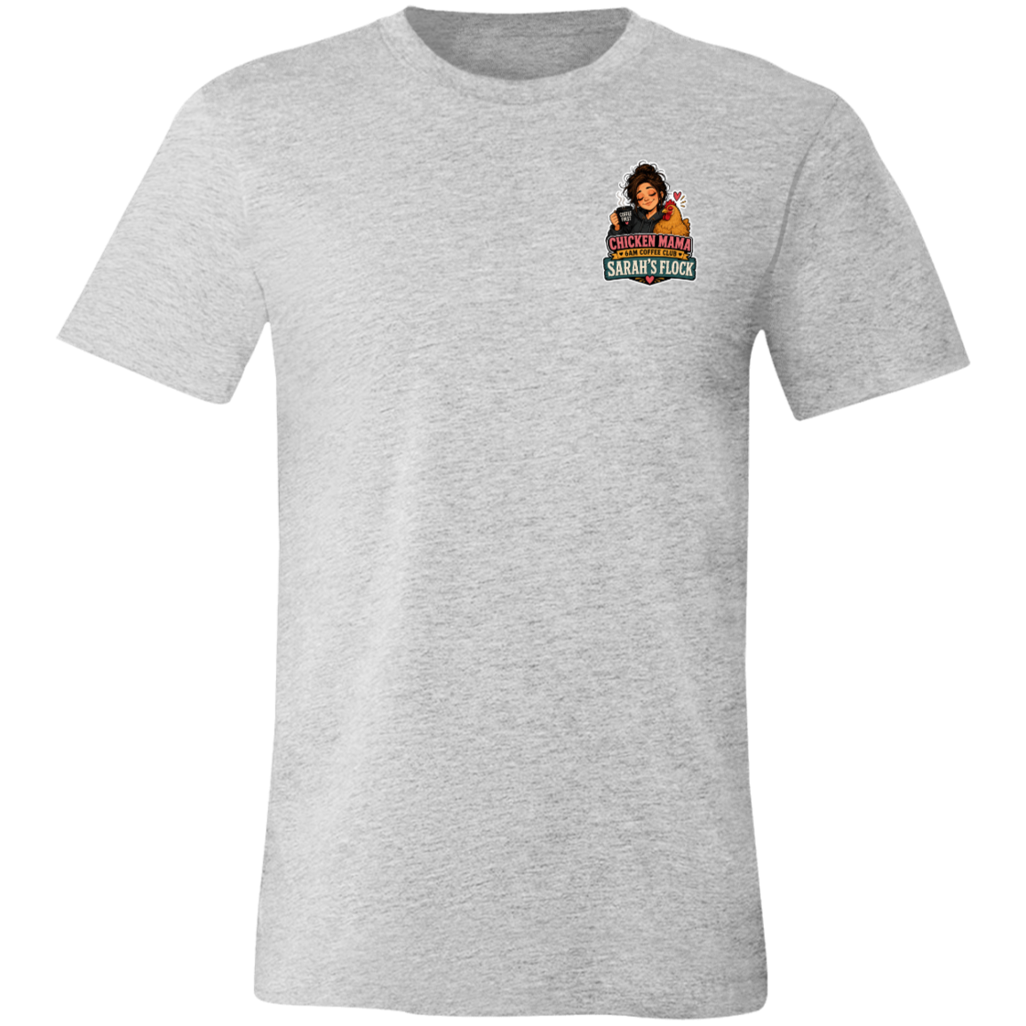 Early morning chicken keeper woman t-shirt