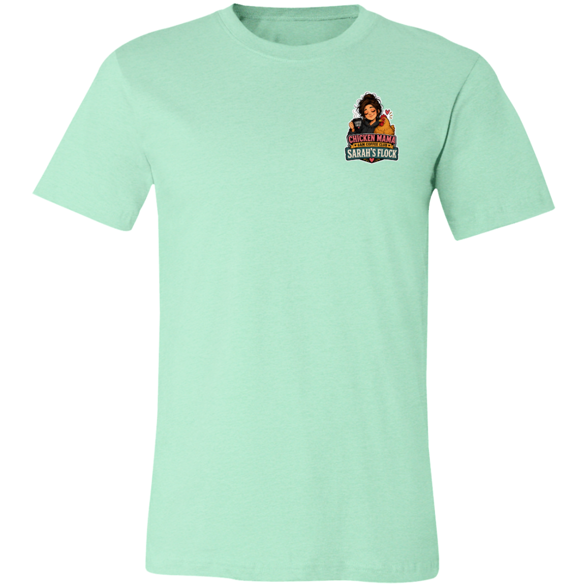 Chicken momma personalized tee for farm girls