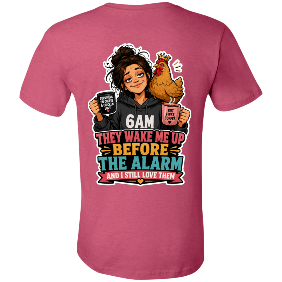 Chicken lover coffee shirt with custom name