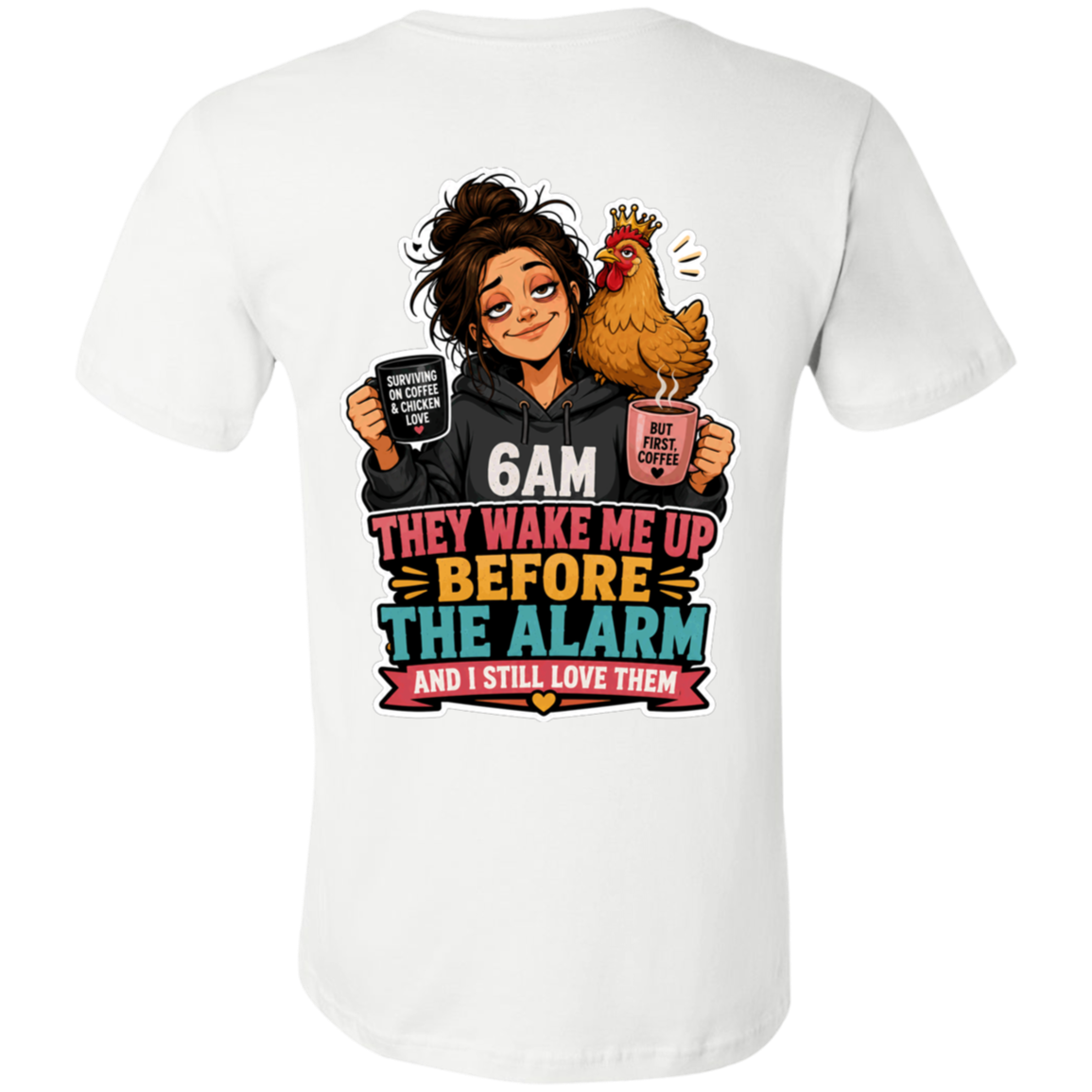 Cute chicken keeper shirt for homesteaders