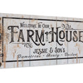 Personalized Farmhouse Wall Art | Custom Canvas & Print | Farmhouse World