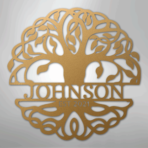 Decorative tree of life metal wall art 