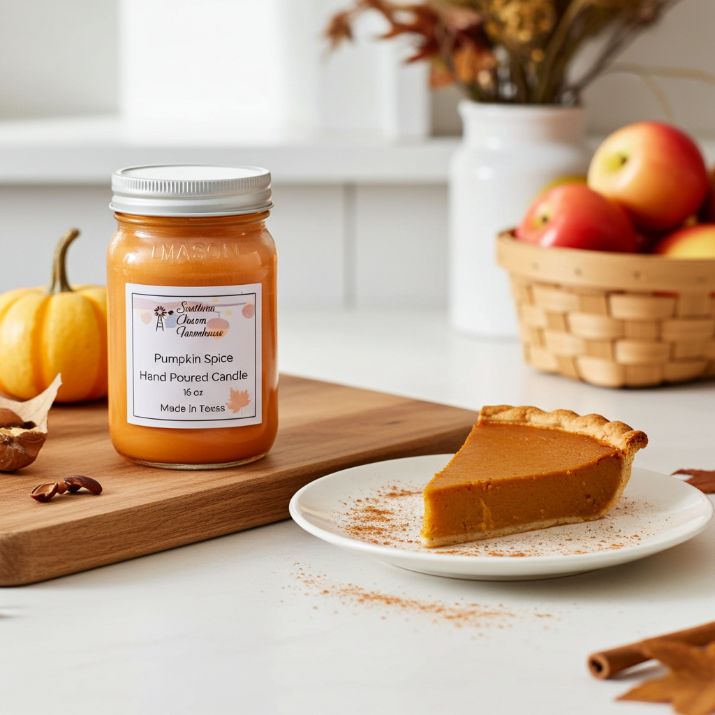 Pumpkin Spice Candle & Wax Melt | Cinnamon & Vanilla | Farmhouse World