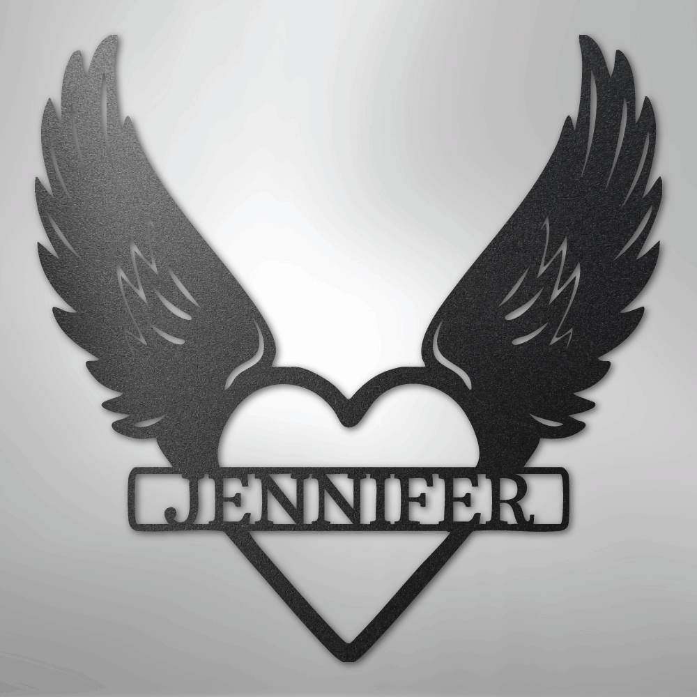 Remembrance Sign Personalized with Name black