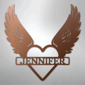 Remembrance Sign Personalized with Name copper