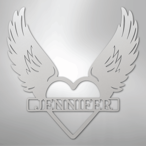 Remembrance Sign Personalized with Name white
