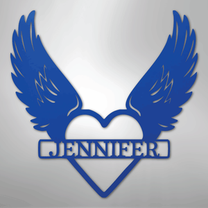 Remembrance Sign Personalized with Name blue