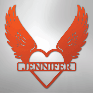 Remembrance Sign Personalized with Name orange