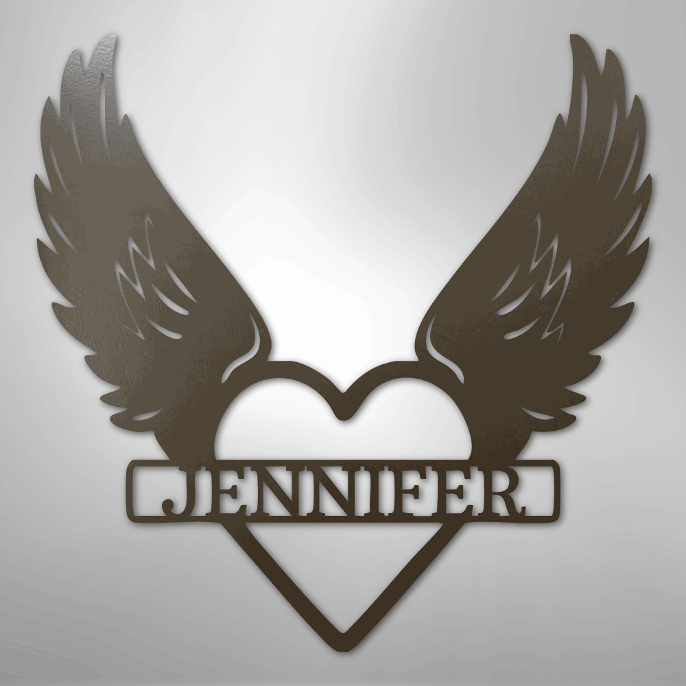 Remembrance Sign Personalized with Name brown