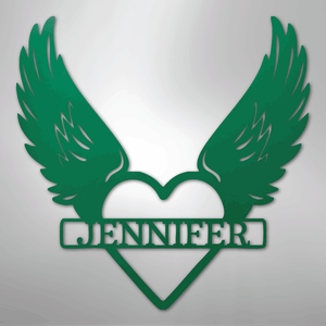 Remembrance Sign Personalized with Name green