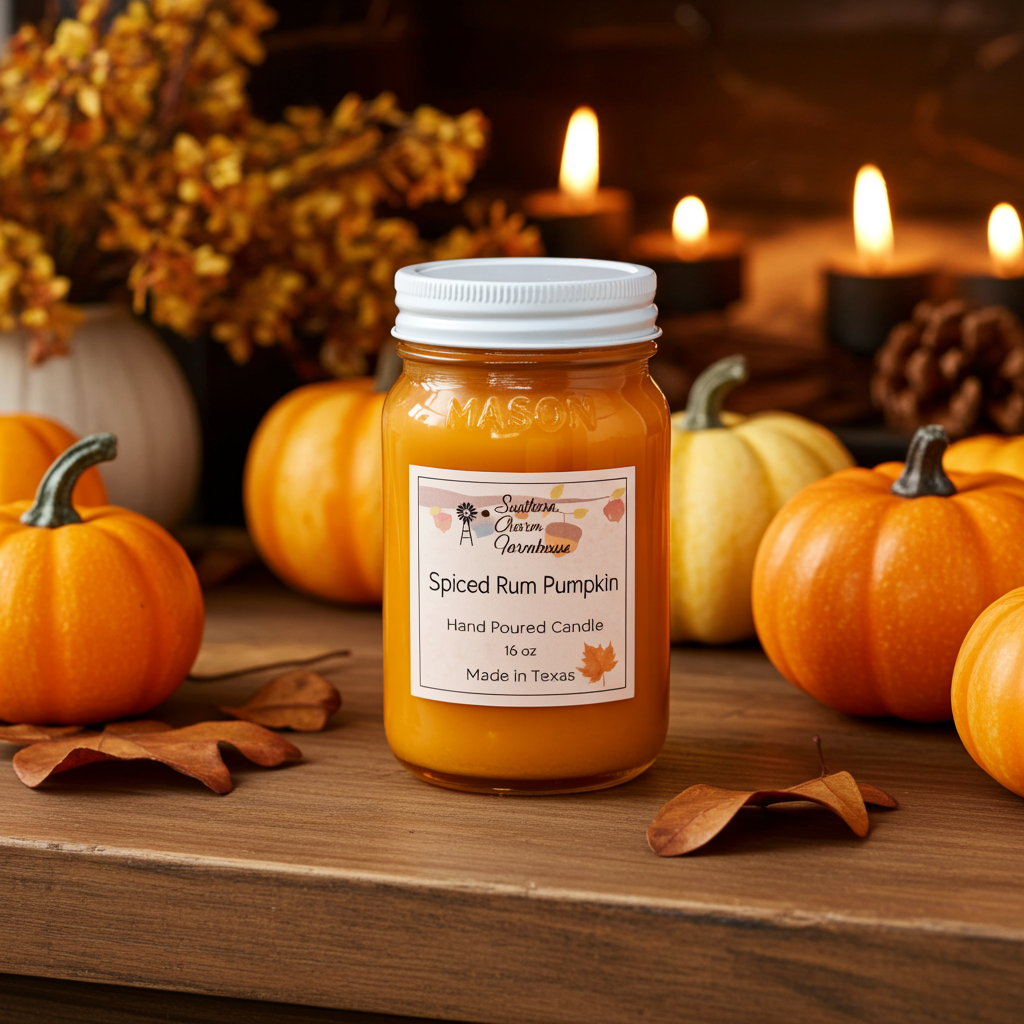 Spiced Rum Pumpkin Candle & Wax Melt | Fall Fragrance | Farmhouse World
