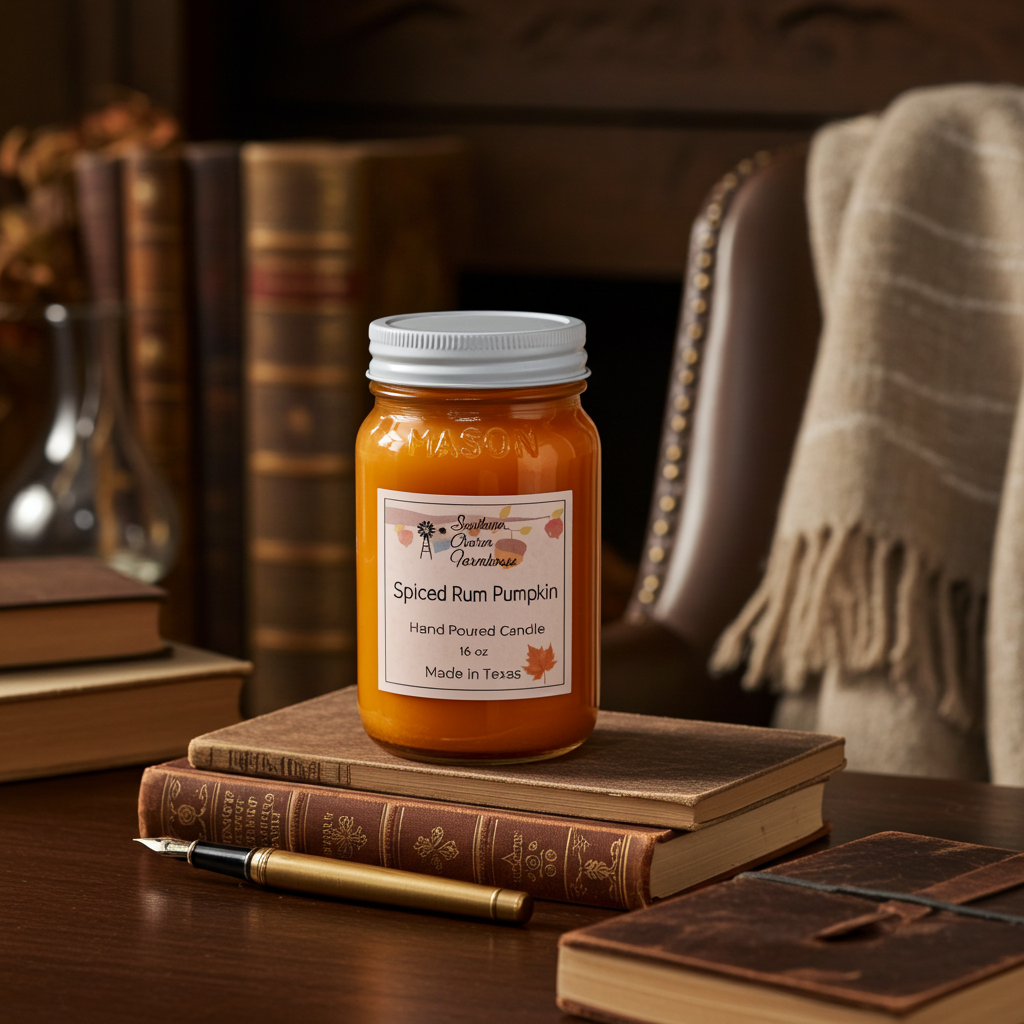 Spiced Rum Pumpkin Candle & Wax Melt | Fall Fragrance | Farmhouse World