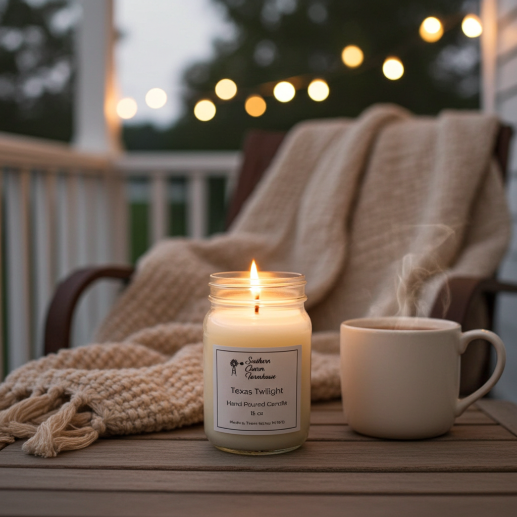 Texas Twilight Scented Candle & Wax Melt | Floral Amber | Farmhouse World