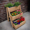 Vertical Raised Garden Bed - 3 Tiered Planter Stand | Farmhouse World
