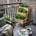 Vertical Raised Garden Bed - 3 Tiered Planter Stand for Urban Patio | Farmhouse World