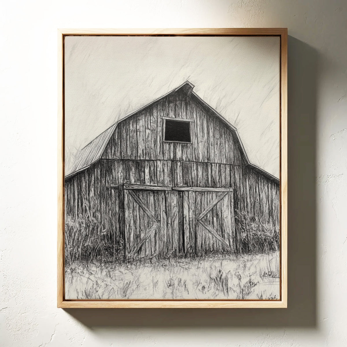 Weathered Barn | Western Wall Art | Farmhouse World