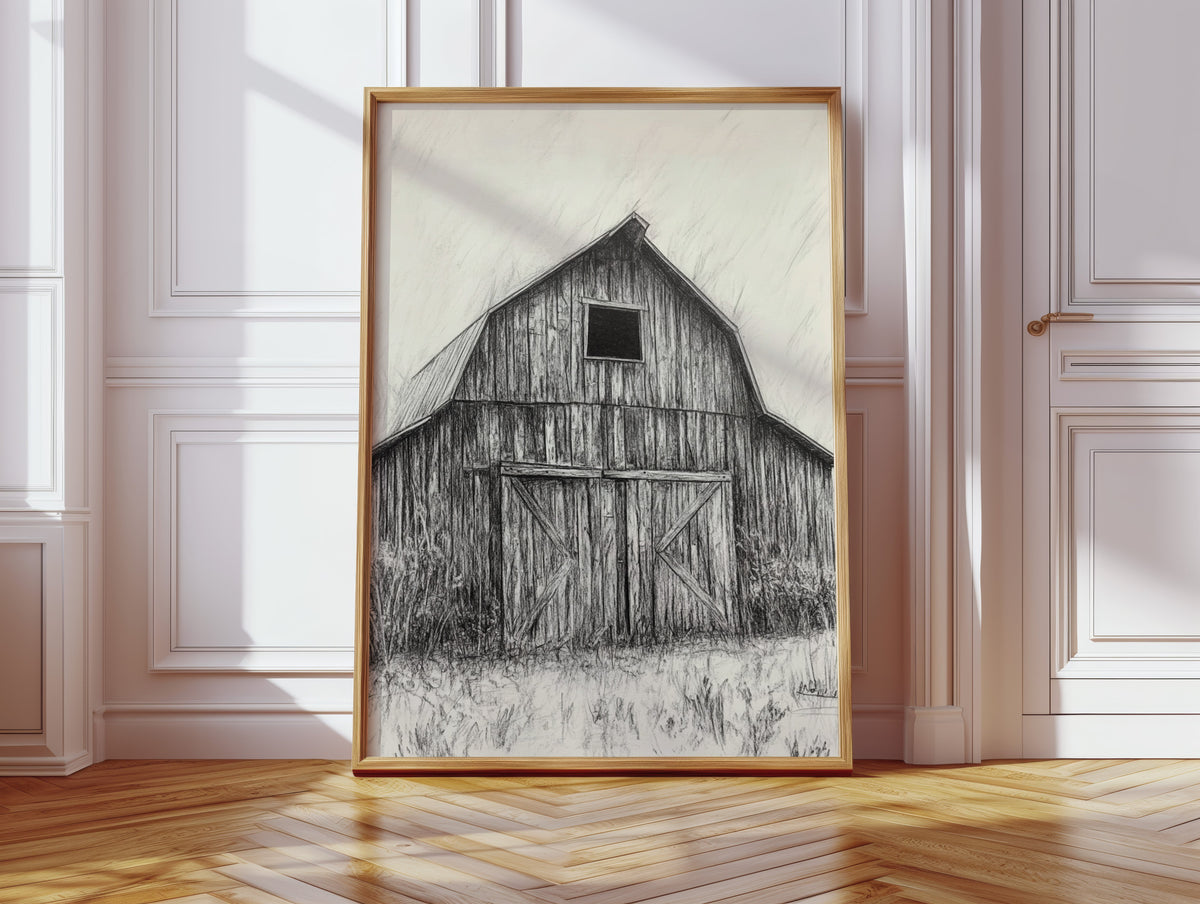 Weathered Barn | Western Wall Art | Farmhouse World