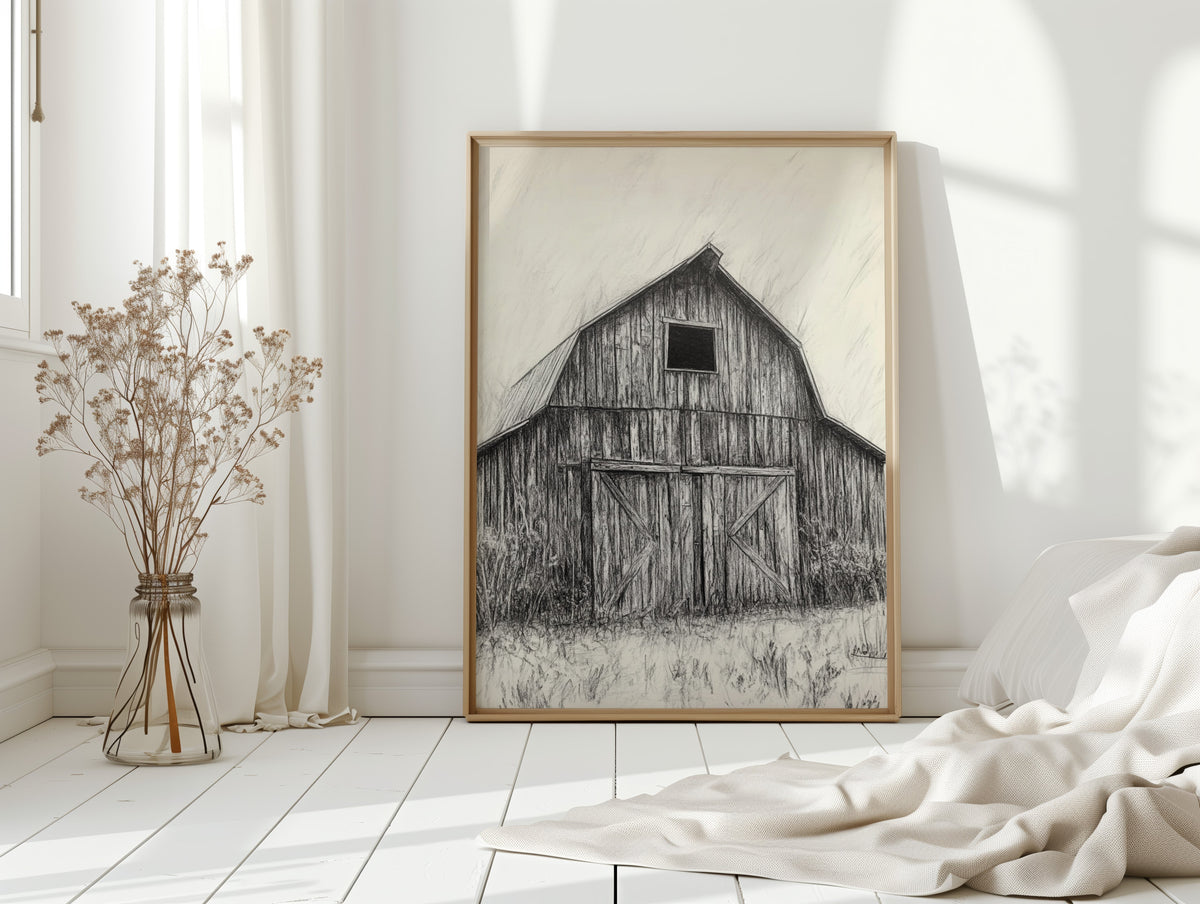 Weathered Barn | Western Wall Art | Farmhouse World