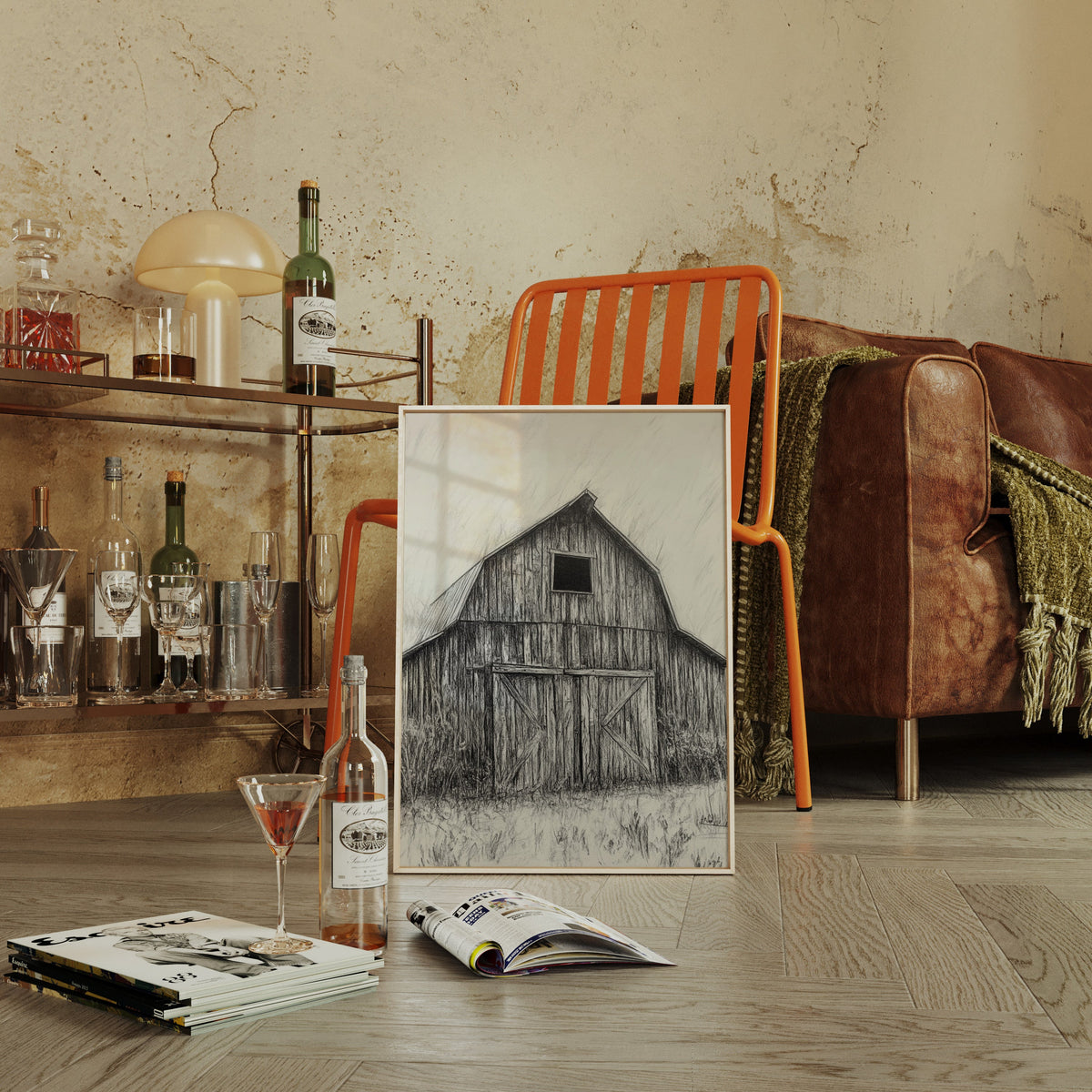 Weathered Barn | Western Wall Art | Farmhouse World