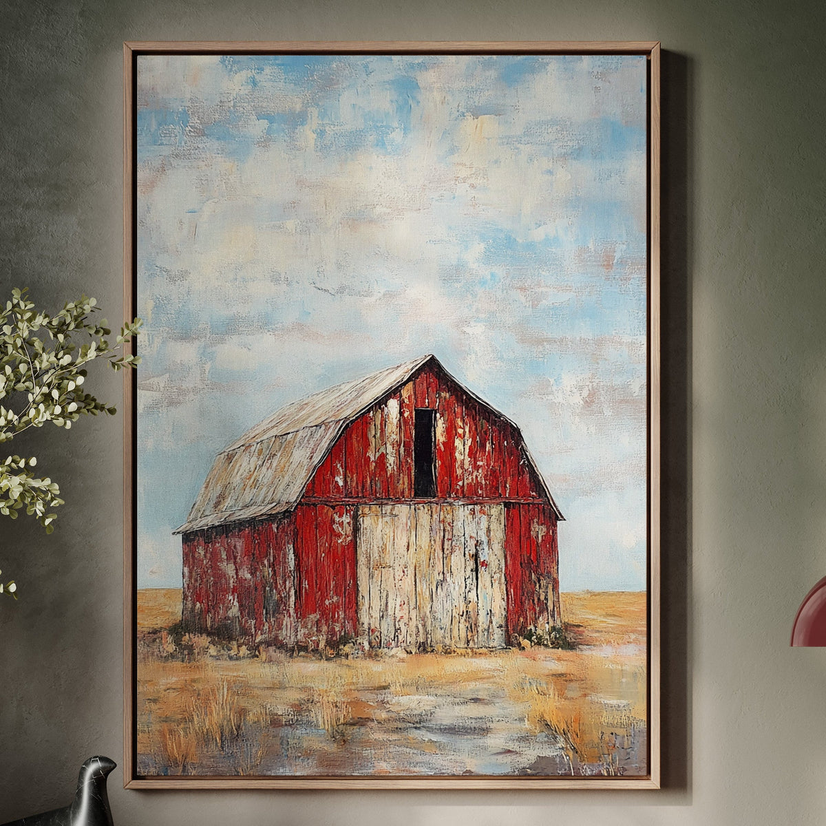 Where the Red Barn Stands | Western Wall Art | Farmhouse World