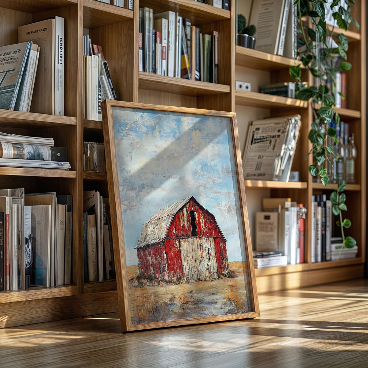 Where the Red Barn Stands | Western Wall Art | Farmhouse World