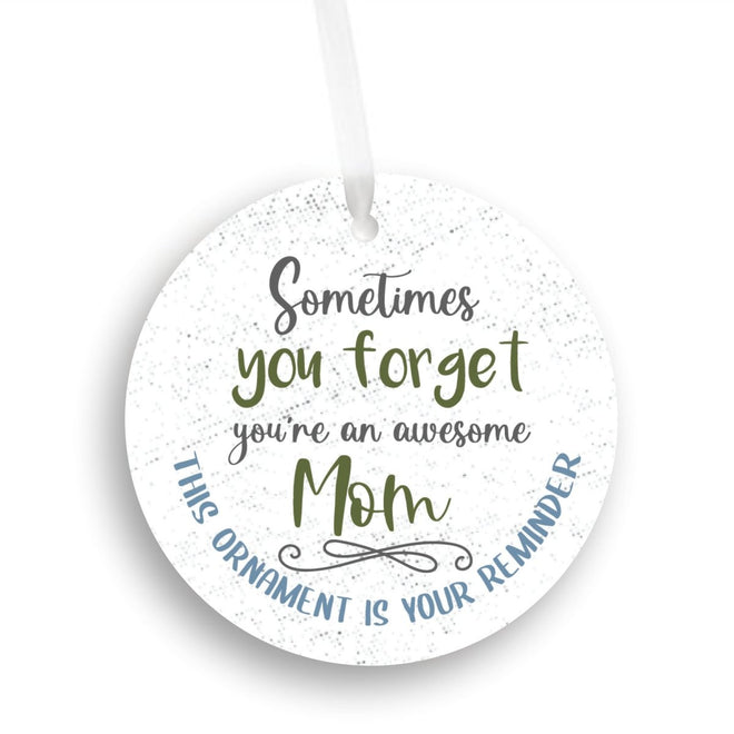 Awesome Mom Christmas Ornament | Farmhouse World