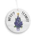 Bluebonnet Merry Texmas Ornament - Bluebonnet Christmas Tree | Farmhouse World