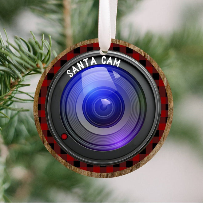 Fun Santa Cam Christmas Ornament | Farmhouse World