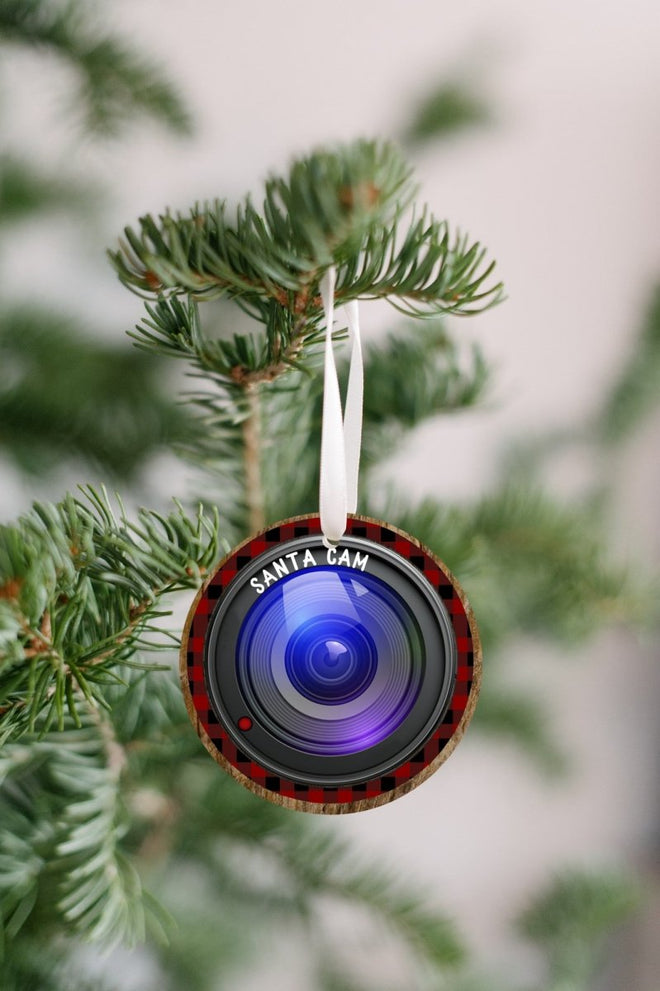 Fun Santa Cam Christmas Ornament | Farmhouse World