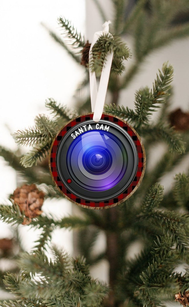 Fun Santa Cam Christmas Ornament | Farmhouse World