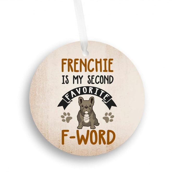 Funny Frenchie Dog Gift Ornament | Farmhouse World