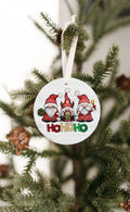 Gnome Christmas Ornament HO HO HO | Farmhouse World