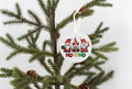 Gnome Christmas Ornament HO HO HO | Farmhouse World