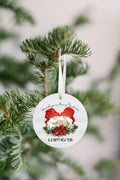 Gnome Christmas Ornament - We Wish You A Merry Christmas | Farmhouse World