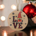 Love Gnome Christmas Ornament | Farmhouse World